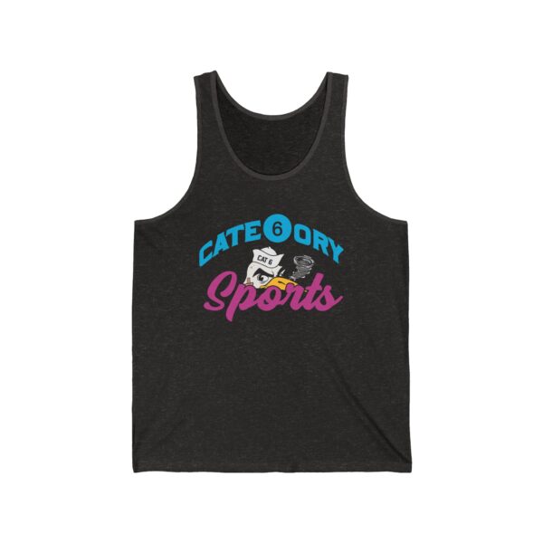 Category 6 Playbook Unisex Jersey Tank - Image 4