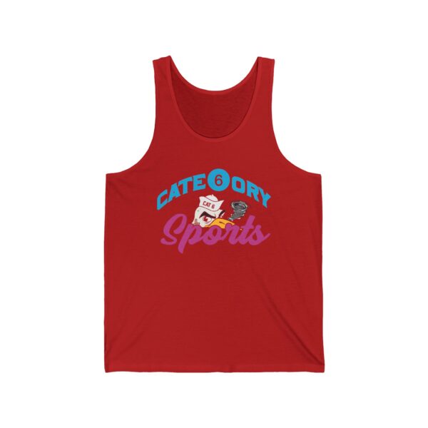 Category 6 Playbook Unisex Jersey Tank - Image 10