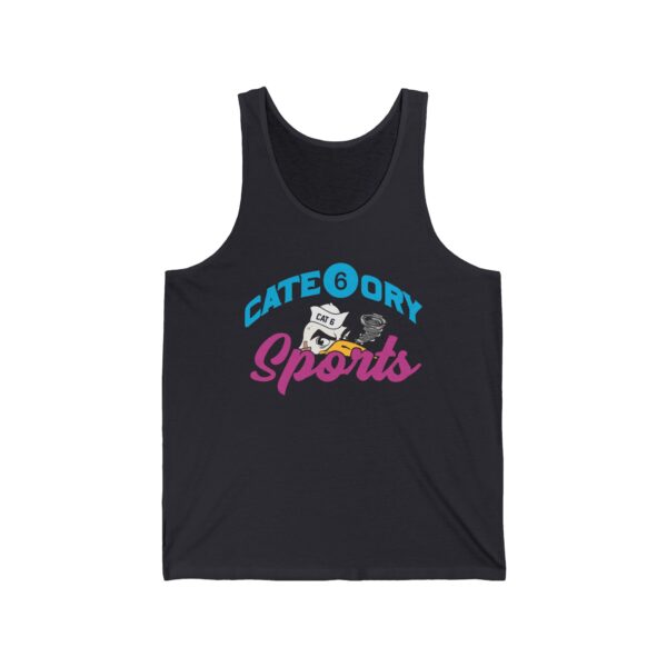 Category 6 Playbook Unisex Jersey Tank - Image 6