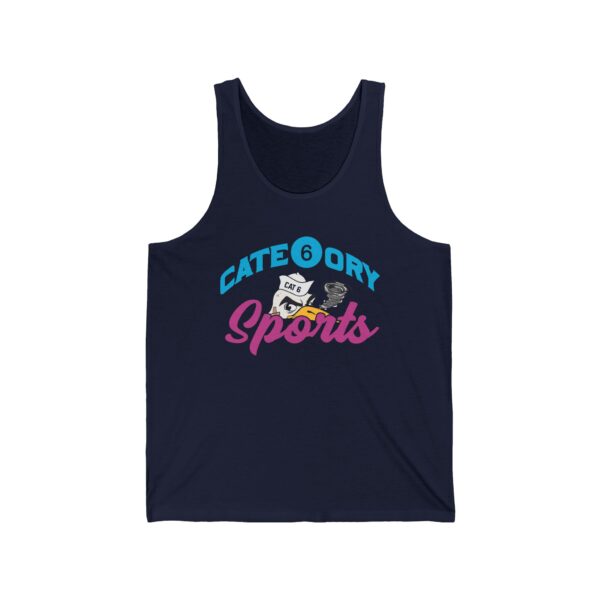 Category 6 Playbook Unisex Jersey Tank - Image 8