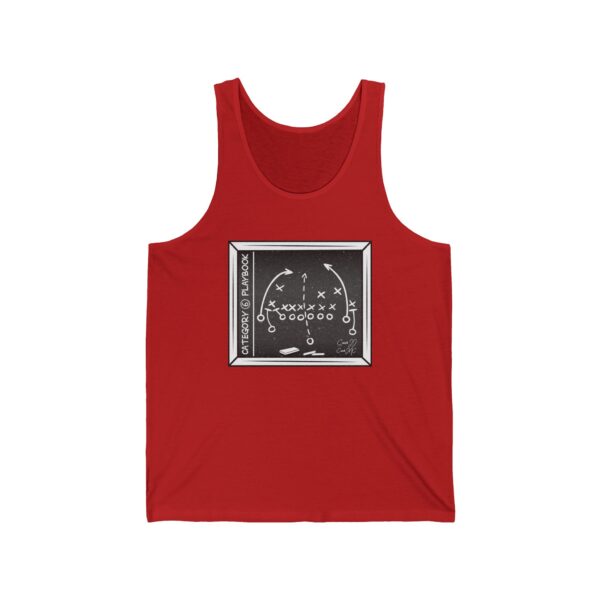 Category 6 Playbook Unisex Jersey Tank - Image 10
