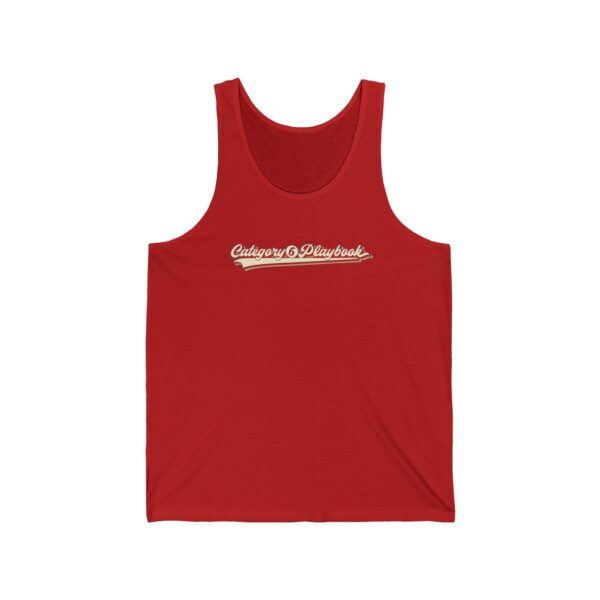 Category 6 Playbook Unisex Jersey Tank - Image 10
