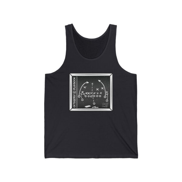Category 6 Playbook Unisex Jersey Tank - Image 6